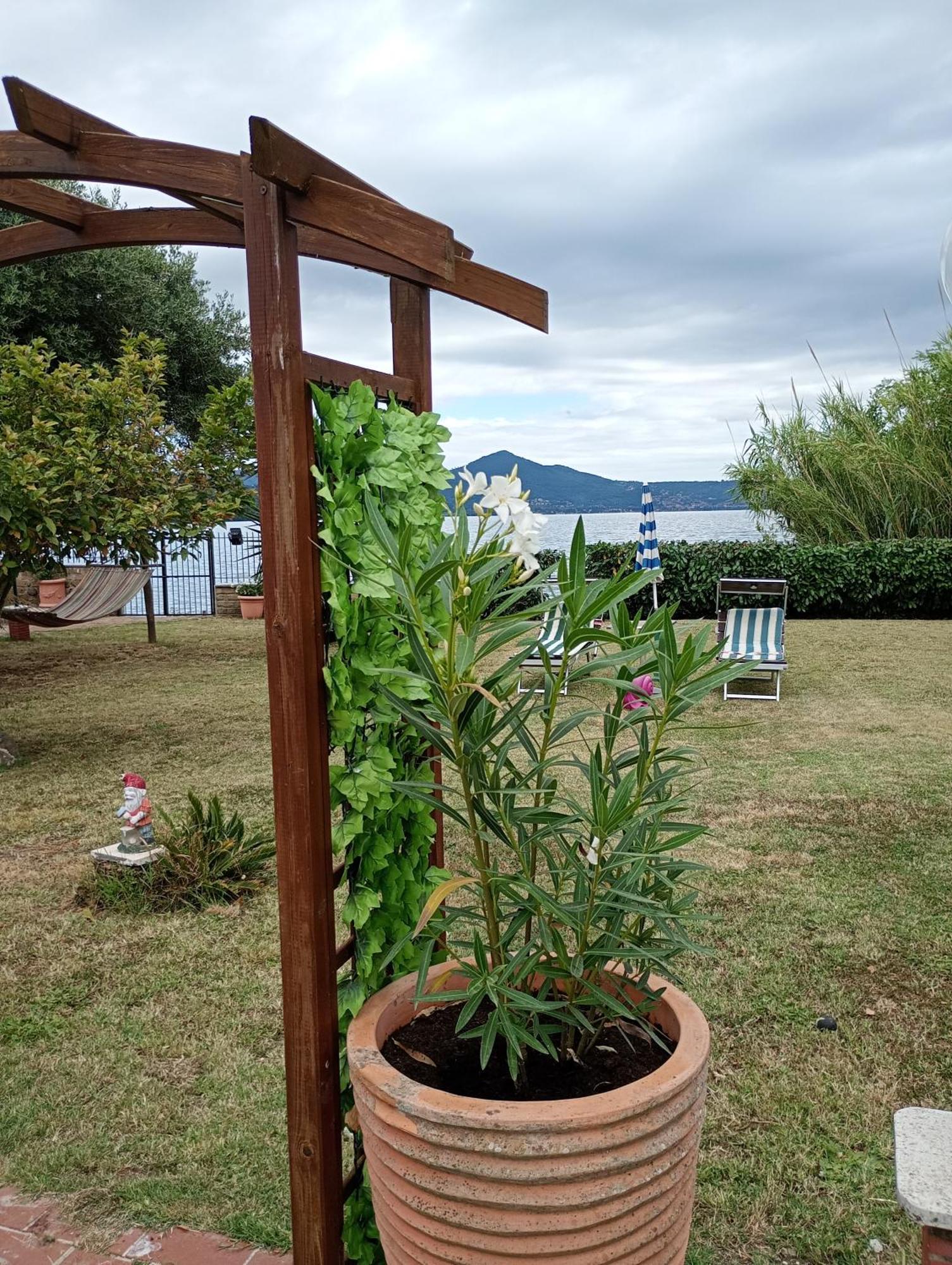 Independent Villa With Private Beach On The Lake Bracciano  Luaran gambar